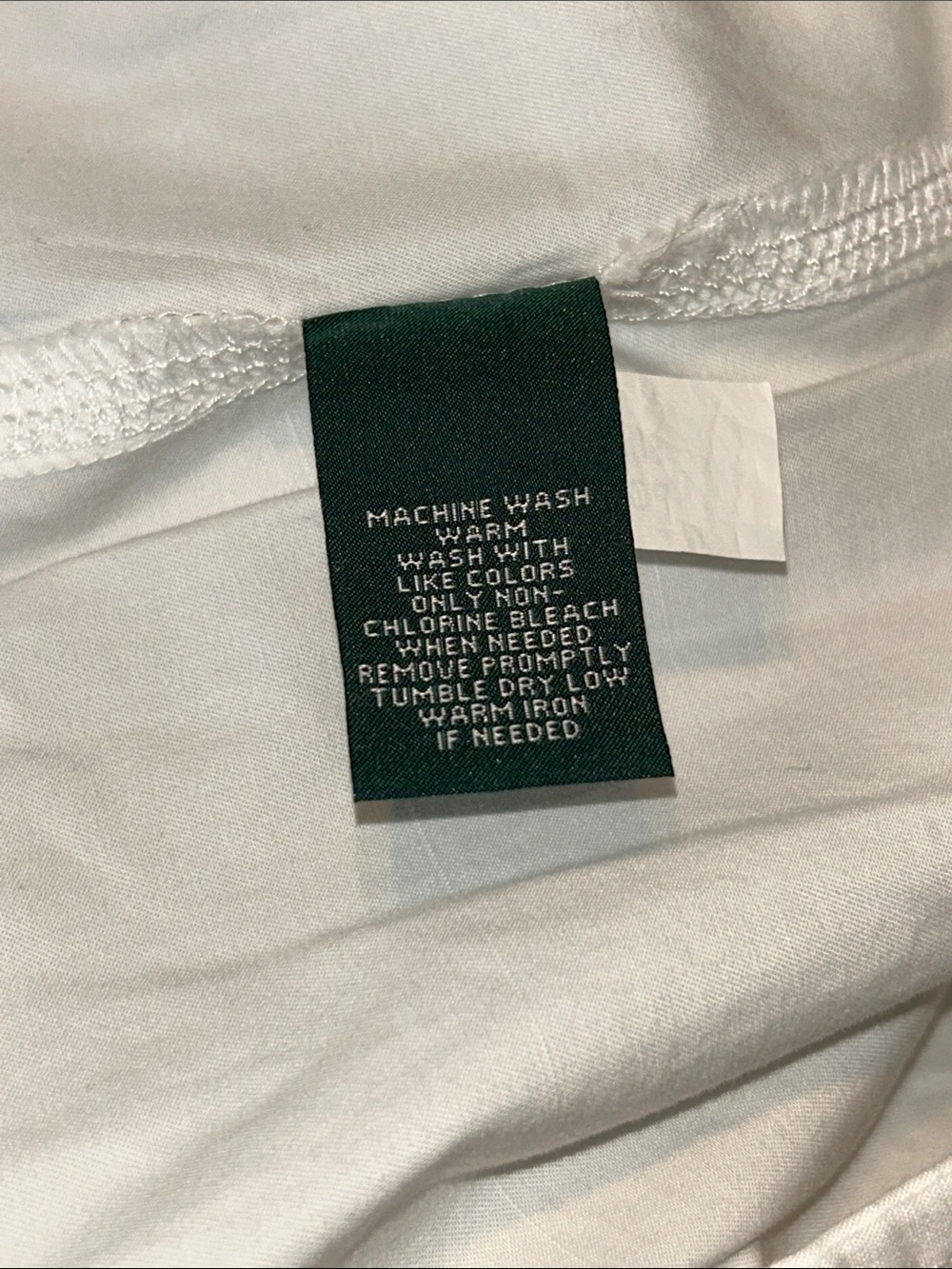 Lauren Ralph Lauren White Cotton Patch-Pocket Bermuda Shorts - Picture 8 of 8